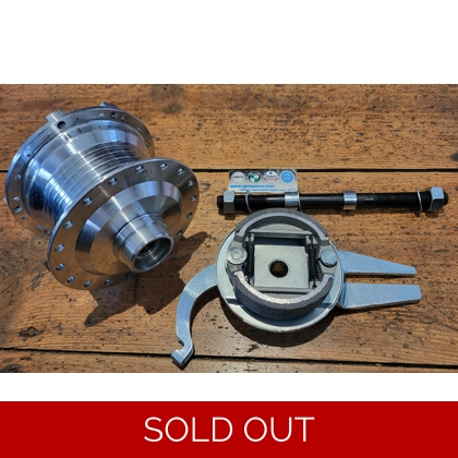 Puch Maxi rear wheel hub complete (6001 sealed bearings)